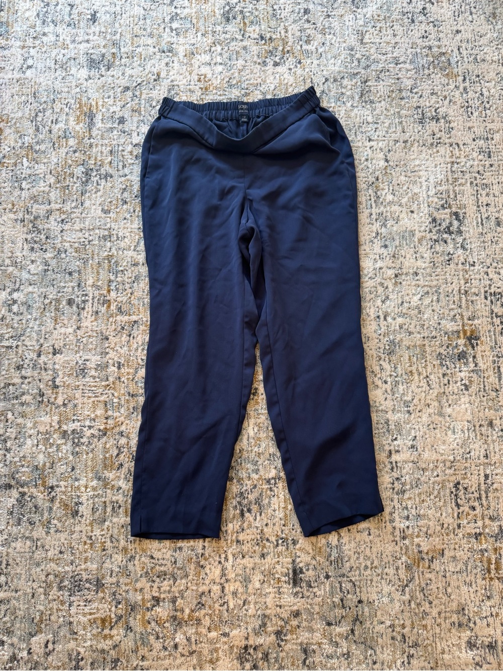J. Crew Navy Cropped Ankle Pants